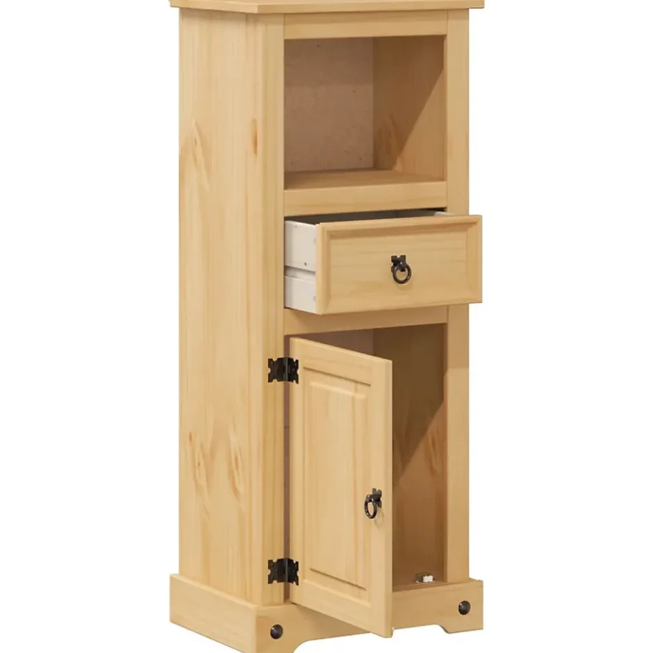 Vidaxl Armoire de salle de bain Corona 45x33x110 cm bois de pin massif