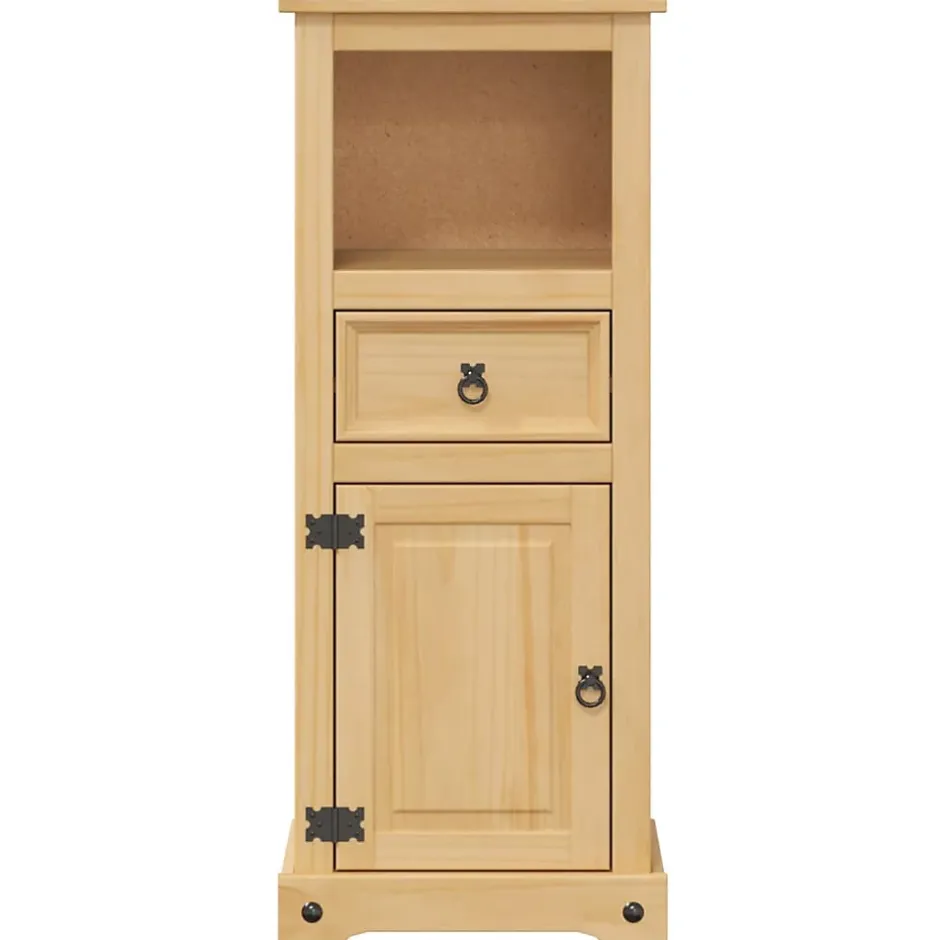 Vidaxl Armoire de salle de bain Corona 45x33x110 cm bois de pin massif