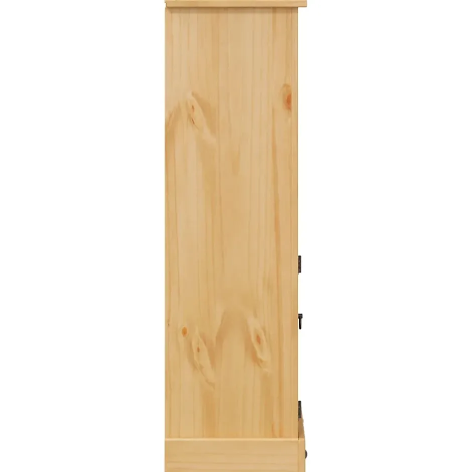 Vidaxl Armoire de salle de bain Corona 45x33x110 cm bois de pin massif
