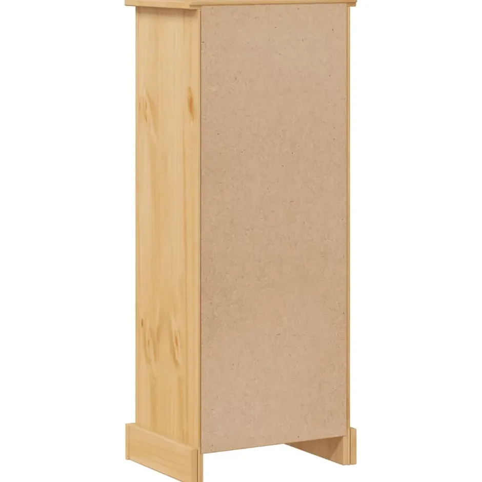 Vidaxl Armoire de salle de bain Corona 45x33x110 cm bois de pin massif