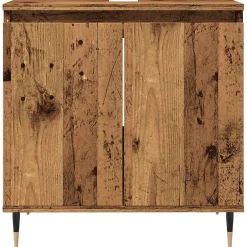 Vidaxl Armoire de salle de bain vieux bois 58x33x60 cm bois ingénierie