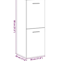Vidaxl Armoire de salle de bain suspendue vieux bois bois d'ingénierie* Meuble Wc