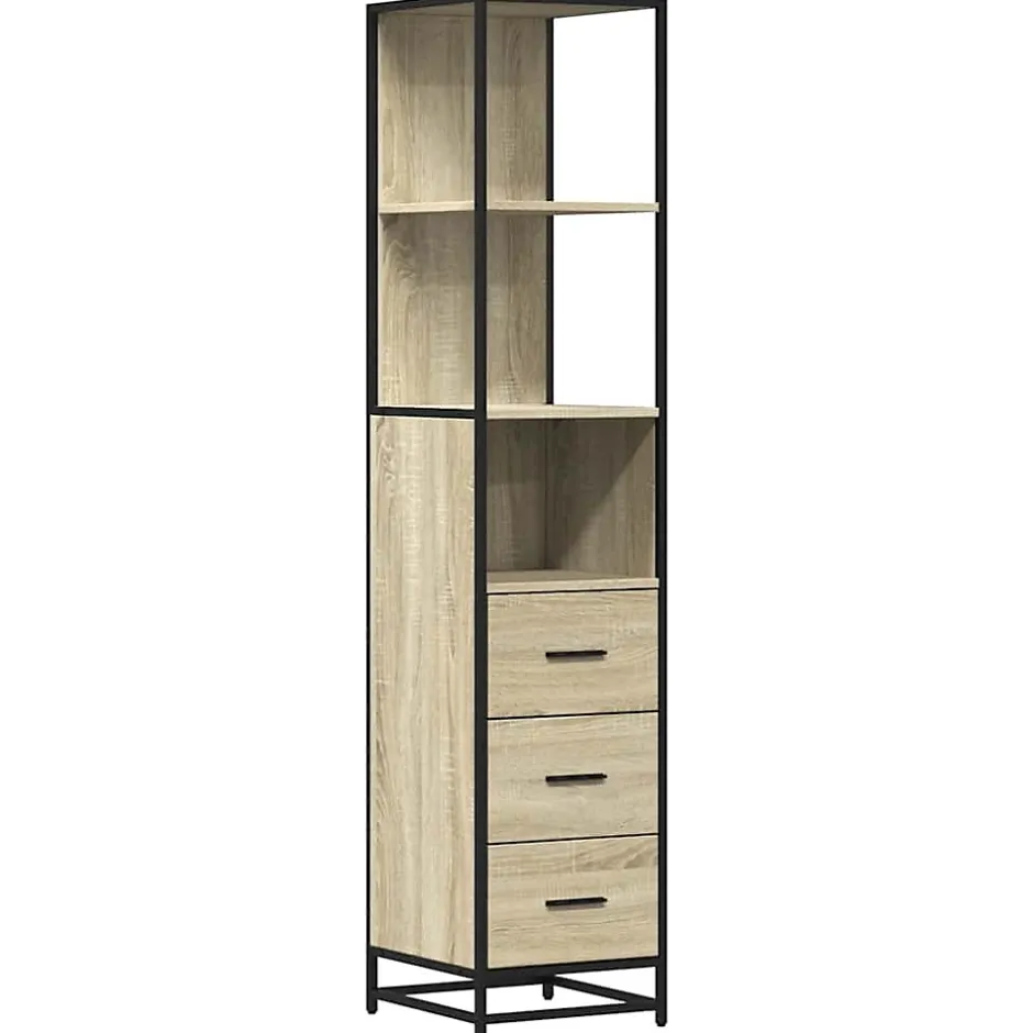 Vidaxl Armoire de salle de bain chêne sonoma 35x37,5x166 cm* Meuble Wc