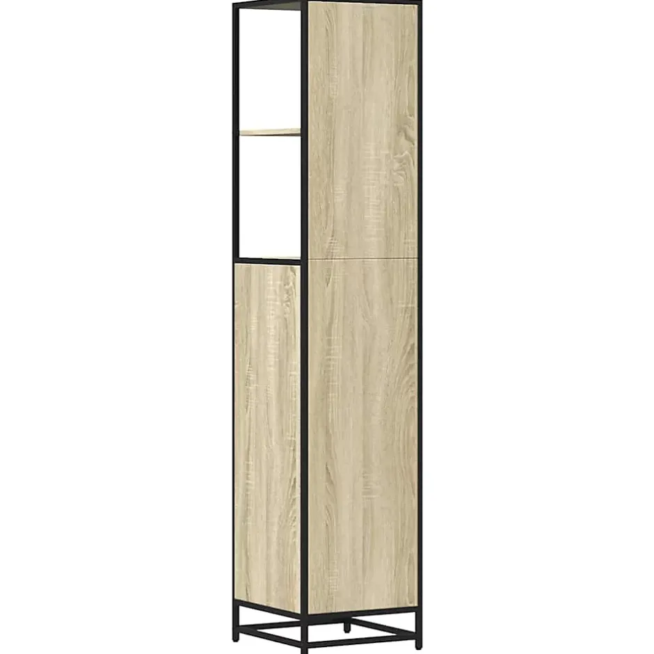 Vidaxl Armoire de salle de bain chêne sonoma 35x37,5x166 cm* Meuble Wc