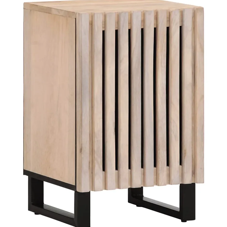 Vidaxl Armoire de salle de bain 38x34x58 cm bois massif de manguier