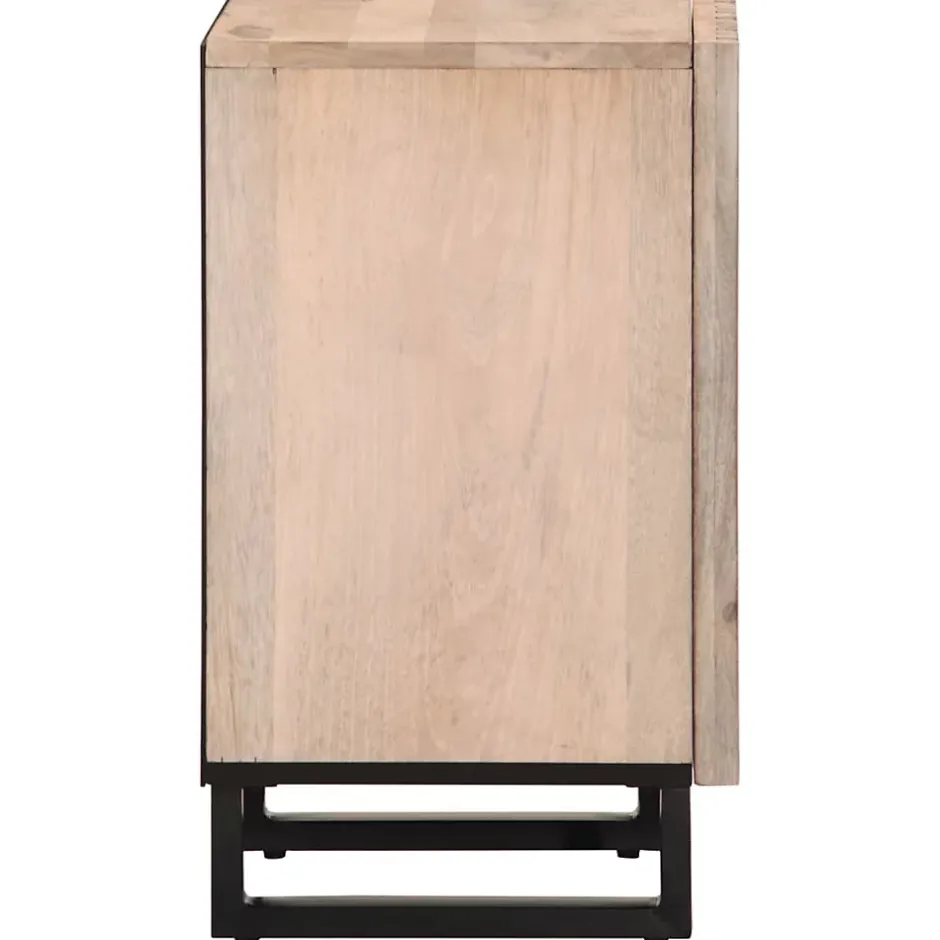 Vidaxl Armoire de salle de bain 38x34x58 cm bois massif de manguier
