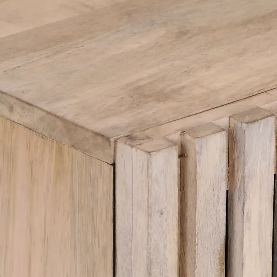 Vidaxl Armoire de salle de bain 38x34x58 cm bois massif de manguier