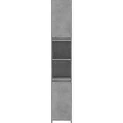 Vidaxl Armoire de salle de bain Gris béton Bois d'ingénierie