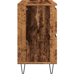 Vidaxl Armoire de salle de bain vieux bois 80x33x60 cm bois ingénierie* Meuble Wc