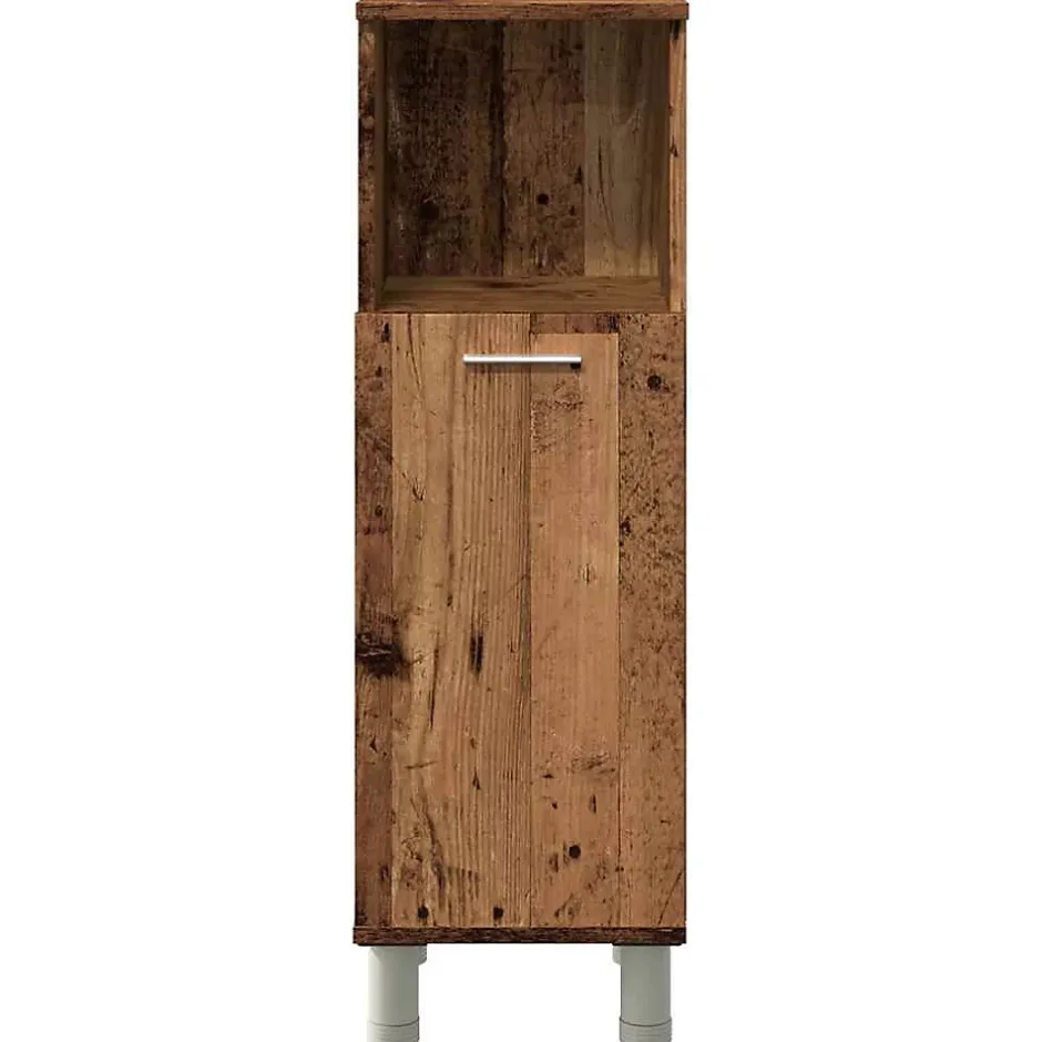 Vidaxl Armoire de salle de bain vieux bois 30x30x95 cm bois ingénierie* Meuble Wc