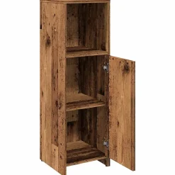 Vidaxl Armoire de salle de bain vieux bois 30x30x95 cm bois ingénierie