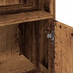 Vidaxl Armoire de salle de bain vieux bois 30x30x95 cm bois ingénierie
