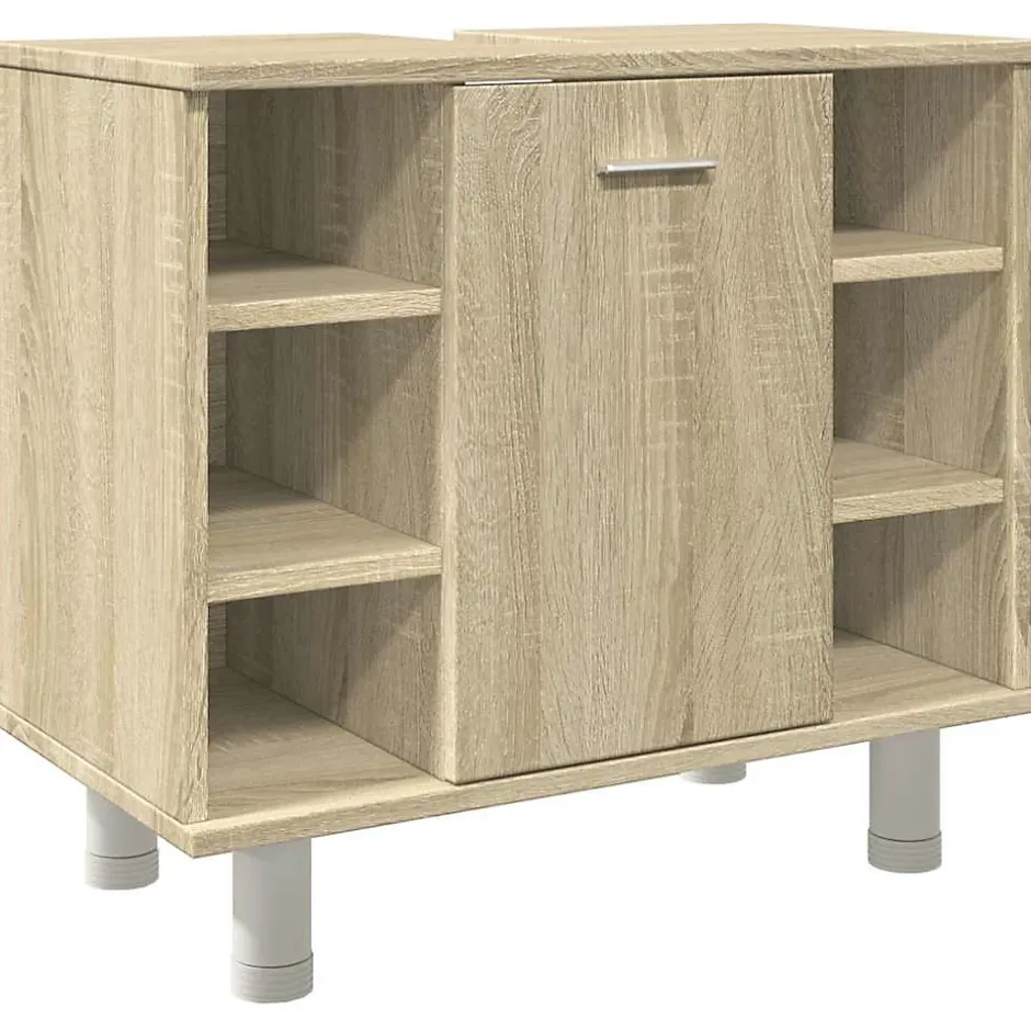 Vidaxl Armoire de salle de bain Chêne sonoma 60x32x53,5 cm Aggloméré* Meuble Wc