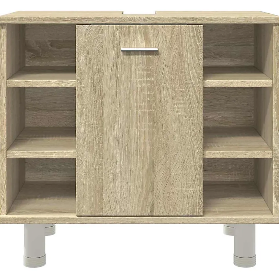 Vidaxl Armoire de salle de bain Chêne sonoma 60x32x53,5 cm Aggloméré* Meuble Wc