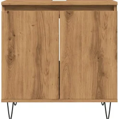 Vidaxl Armoire de salle de bain chêne artisanal 58x33x60 cm