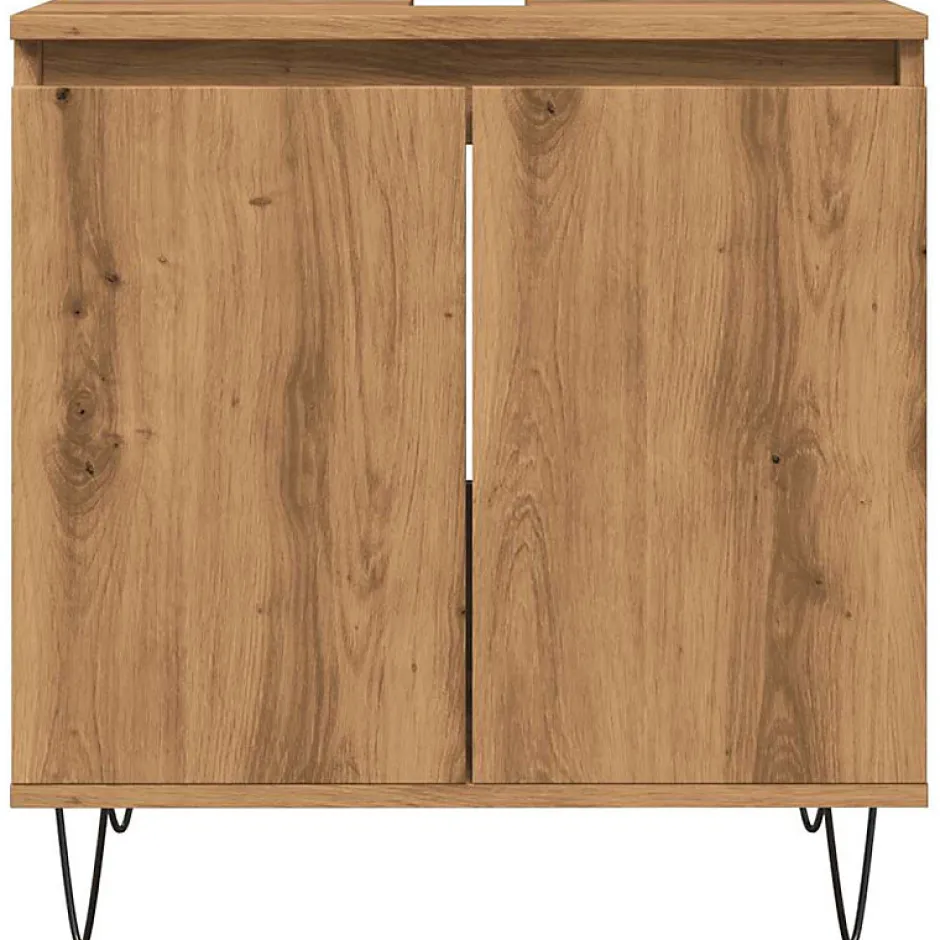 Vidaxl Armoire de salle de bain chêne artisanal 58x33x60 cm