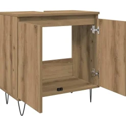 Vidaxl Armoire de salle de bain chêne artisanal 58x33x60 cm
