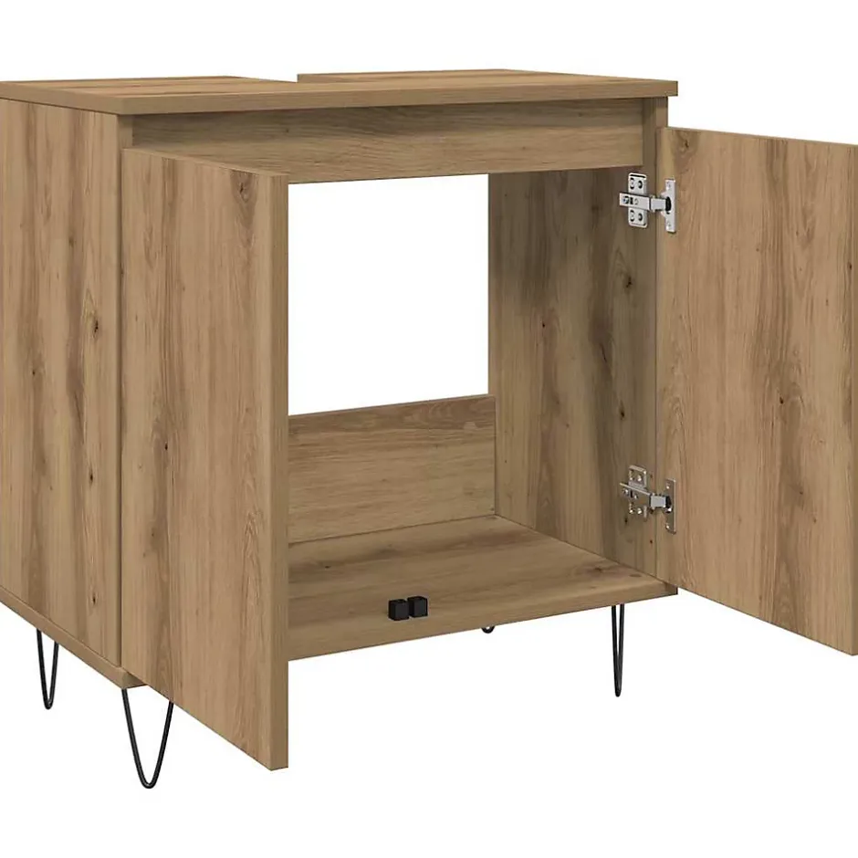 Vidaxl Armoire de salle de bain chêne artisanal 58x33x60 cm