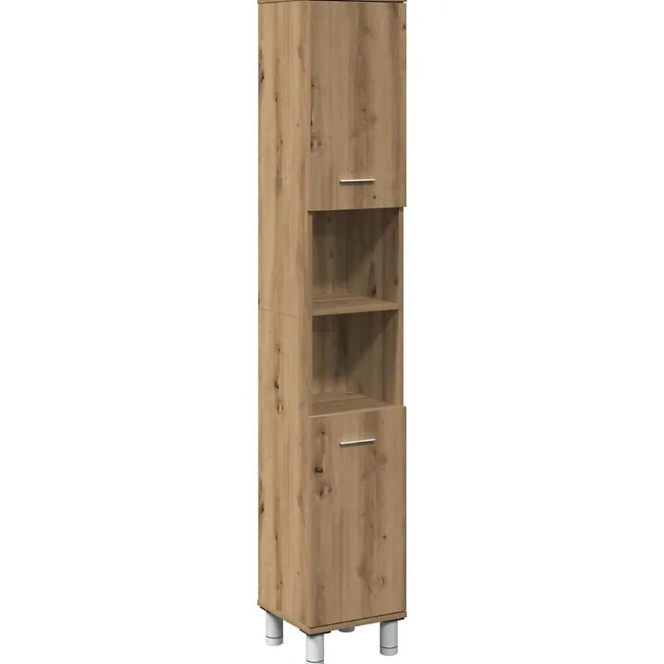 Vidaxl Armoire de salle de bain chêne artisanal 30x30x179 cm