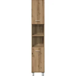Vidaxl Armoire de salle de bain chêne artisanal 30x30x179 cm