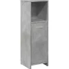 Vidaxl Armoire de salle de bain Gris béton 30x30x95 cm Aggloméré
