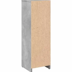 Vidaxl Armoire de salle de bain Gris béton 30x30x95 cm Aggloméré