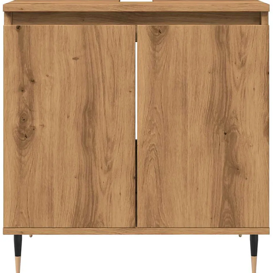 Vidaxl Armoire de salle de bain chêne artisanal 58x33x60 cm* Meuble Wc
