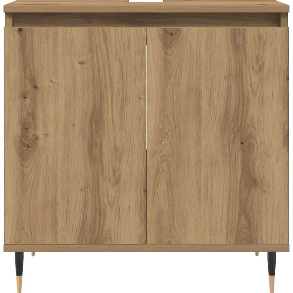 Vidaxl Armoire de salle de bain chêne artisanal 58x33x60 cm* Meuble Wc