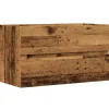 Vidaxl Armoire de salle de bain suspendue vieux bois bois d'ingénierie