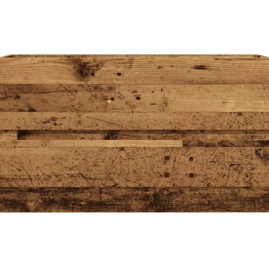 Vidaxl Armoire de salle de bain suspendue vieux bois bois d'ingénierie