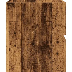 Vidaxl Armoire de salle de bain suspendue vieux bois bois d'ingénierie