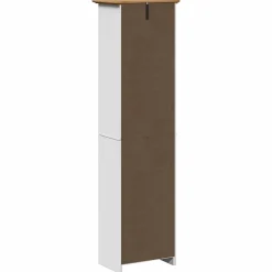 Vidaxl Armoire de salle de bain BODO blanc et marron 44x30x160 cm* Meuble Wc