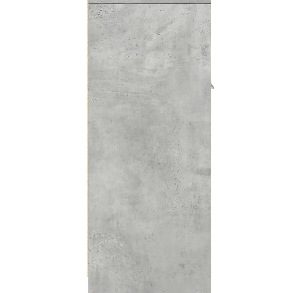 Vidaxl Armoire de salle de bain Gris béton 60x33x80 cm Aggloméré