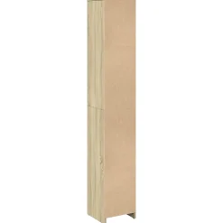 Vidaxl Armoire de salle de bain Chêne sonoma 30x30x183,5 cm Aggloméré* Meuble Wc