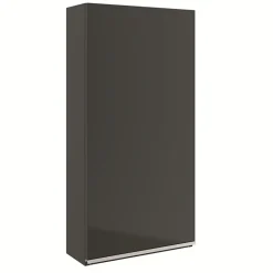 Planète Bain Armoire de salle de bain 40x80 Noire brillante à suspendre* Armoire De Salle De Bains