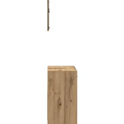 Vidaxl Armoire de salle de bain avec miroir chêne artisanal* Meuble Wc