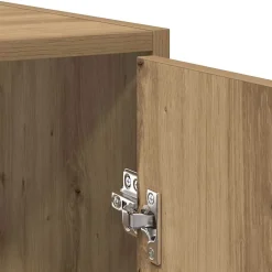 Vidaxl Armoire de salle de bain avec miroir chêne artisanal* Meuble Wc