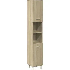 Vidaxl Armoire de salle de bain chêne sonoma 30,5x30x179 cm