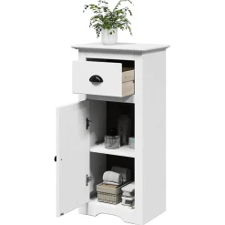 Vidaxl Armoire de salle de bain BODO blanc 44x30x90 cm