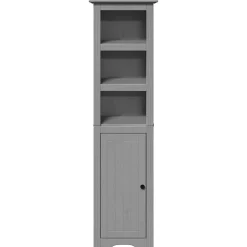 Vidaxl Armoire de salle de bain BODO gris 44x30x160 cm