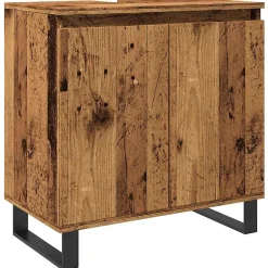 Vidaxl Armoire de salle de bain vieux bois 58x33x60 cm bois ingénierie* Meuble Wc