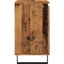 Vidaxl Armoire de salle de bain vieux bois 58x33x60 cm bois ingénierie* Meuble Wc