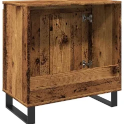 Vidaxl Armoire de salle de bain vieux bois 58x33x60 cm bois ingénierie* Meuble Wc