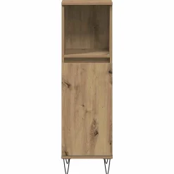 Vidaxl Armoire de salle de bain chêne artisanal 30x30x100 cm* Meuble Wc
