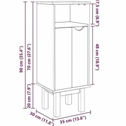 Vidaxl Armoire de salle de bain