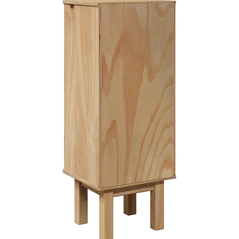 Vidaxl Armoire de salle de bain "OTTA" 35x30x90 cm bois massif de pin