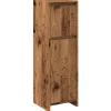 Vidaxl Armoire de salle de bain vieux bois 30x30x95 cm bois ingénierie
