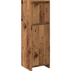 Vidaxl Armoire de salle de bain vieux bois 30x30x95 cm bois ingénierie