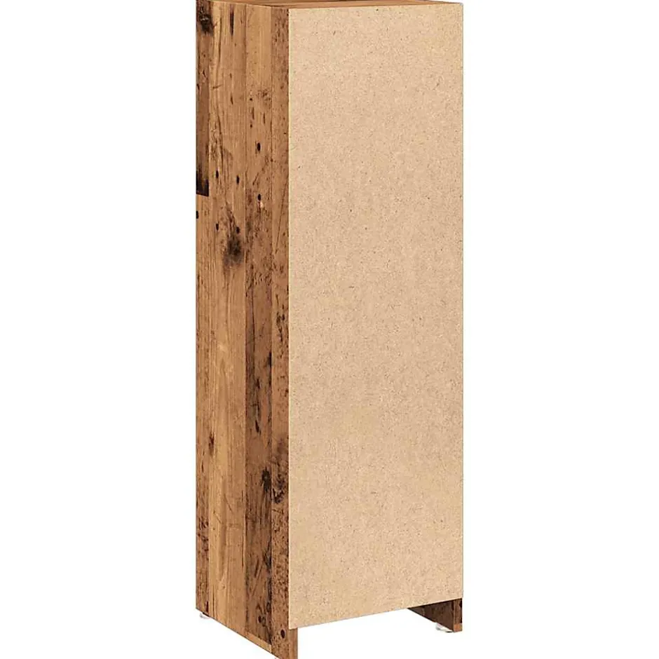 Vidaxl Armoire de salle de bain vieux bois 30x30x95 cm bois ingénierie