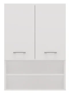 3xE Living Armoire de salle de bain pour machine à laver, 30 x 64 x 90 cm, blanc mat